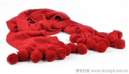 针织围巾送来温暖圣诞